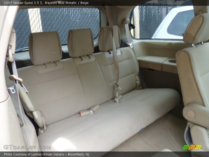 Majestic Blue Metallic / Beige 2007 Nissan Quest 3.5 S