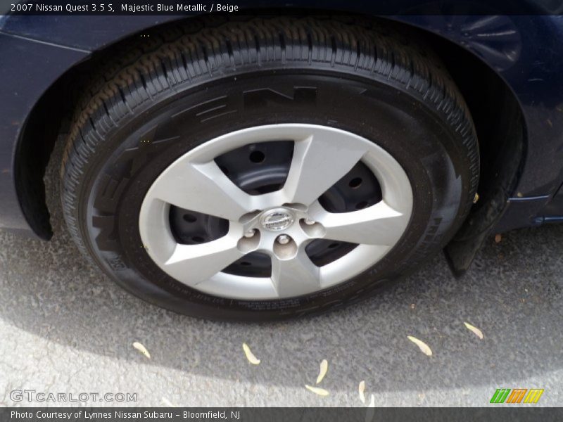 Majestic Blue Metallic / Beige 2007 Nissan Quest 3.5 S
