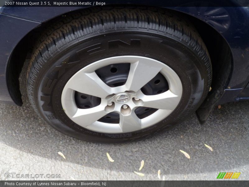 Majestic Blue Metallic / Beige 2007 Nissan Quest 3.5 S