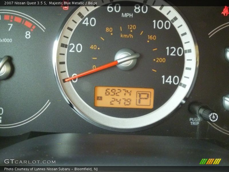 Majestic Blue Metallic / Beige 2007 Nissan Quest 3.5 S