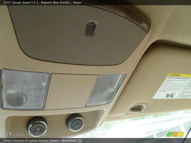 Majestic Blue Metallic / Beige 2007 Nissan Quest 3.5 S