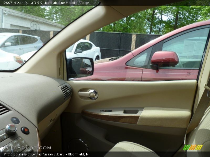 Majestic Blue Metallic / Beige 2007 Nissan Quest 3.5 S