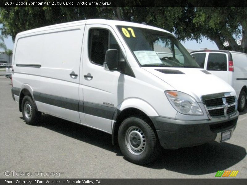 Arctic White / Gray 2007 Dodge Sprinter Van 2500 Cargo