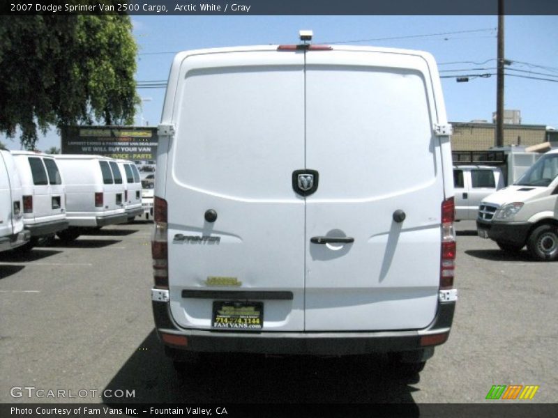 Arctic White / Gray 2007 Dodge Sprinter Van 2500 Cargo