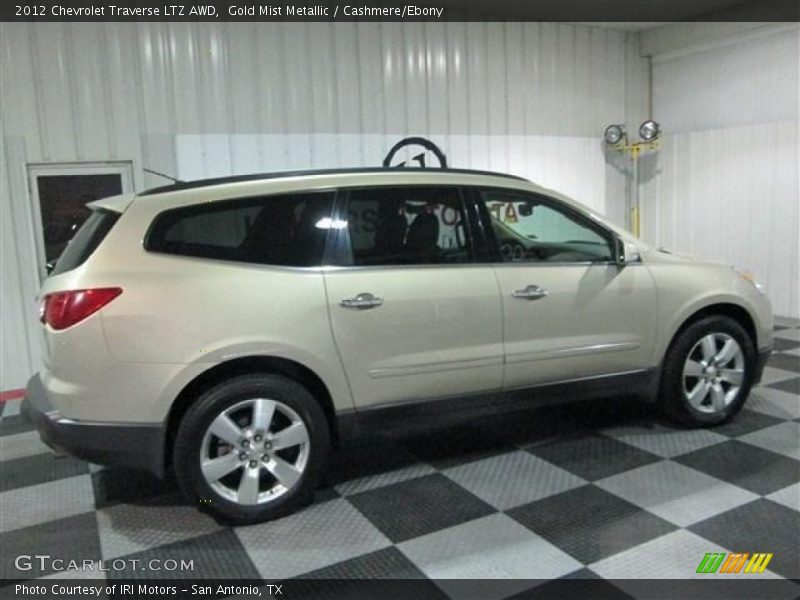 Gold Mist Metallic / Cashmere/Ebony 2012 Chevrolet Traverse LTZ AWD
