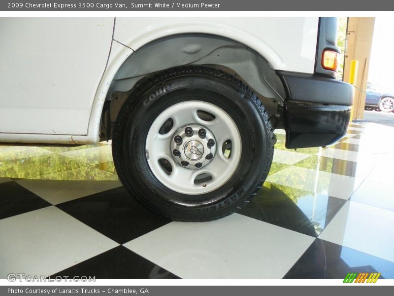 Summit White / Medium Pewter 2009 Chevrolet Express 3500 Cargo Van