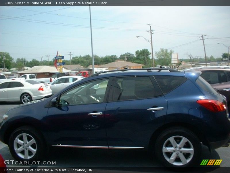 Deep Sapphire Metallic / Black 2009 Nissan Murano SL AWD