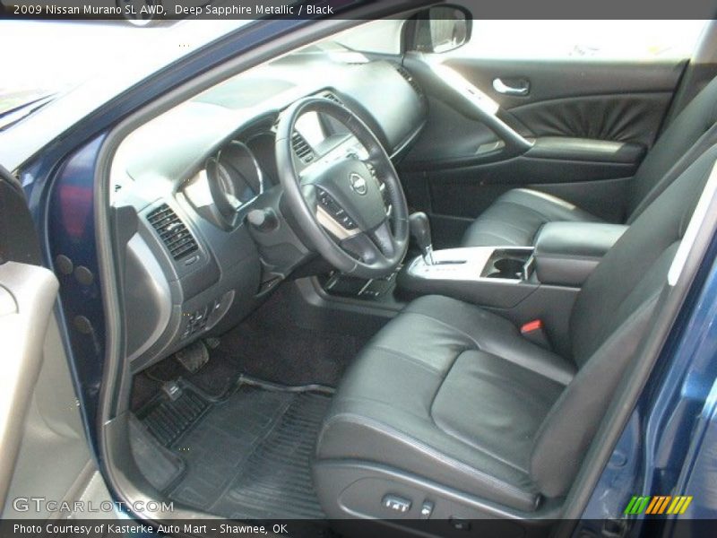 Deep Sapphire Metallic / Black 2009 Nissan Murano SL AWD