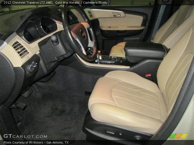 Gold Mist Metallic / Cashmere/Ebony 2012 Chevrolet Traverse LTZ AWD