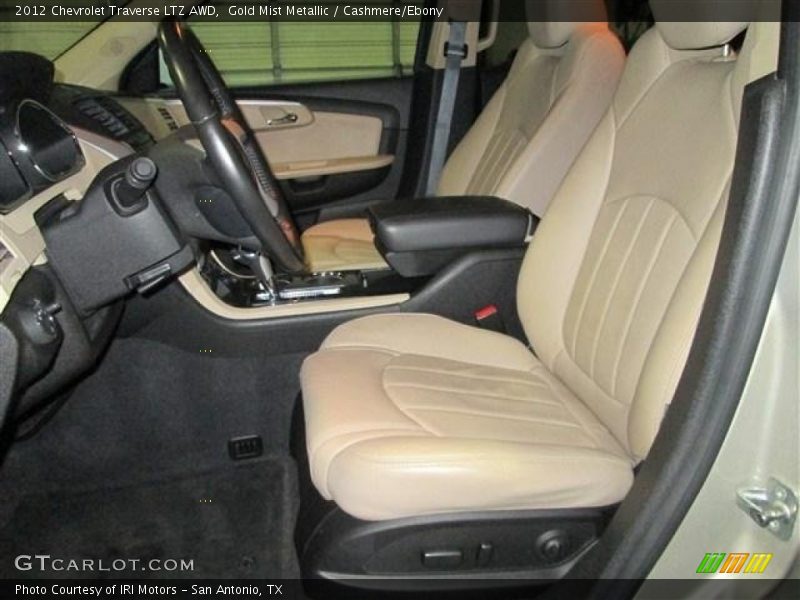 Gold Mist Metallic / Cashmere/Ebony 2012 Chevrolet Traverse LTZ AWD