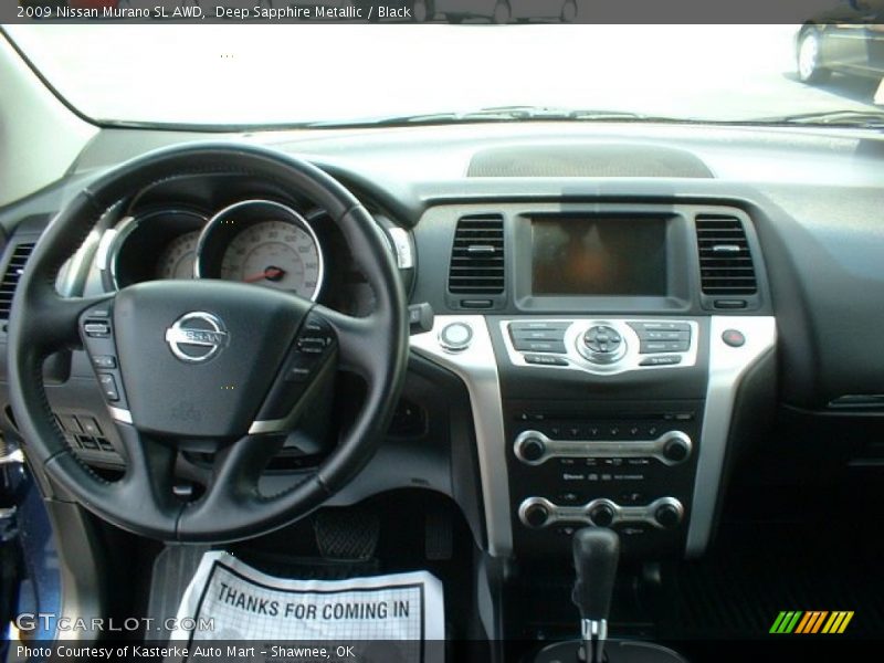 Deep Sapphire Metallic / Black 2009 Nissan Murano SL AWD