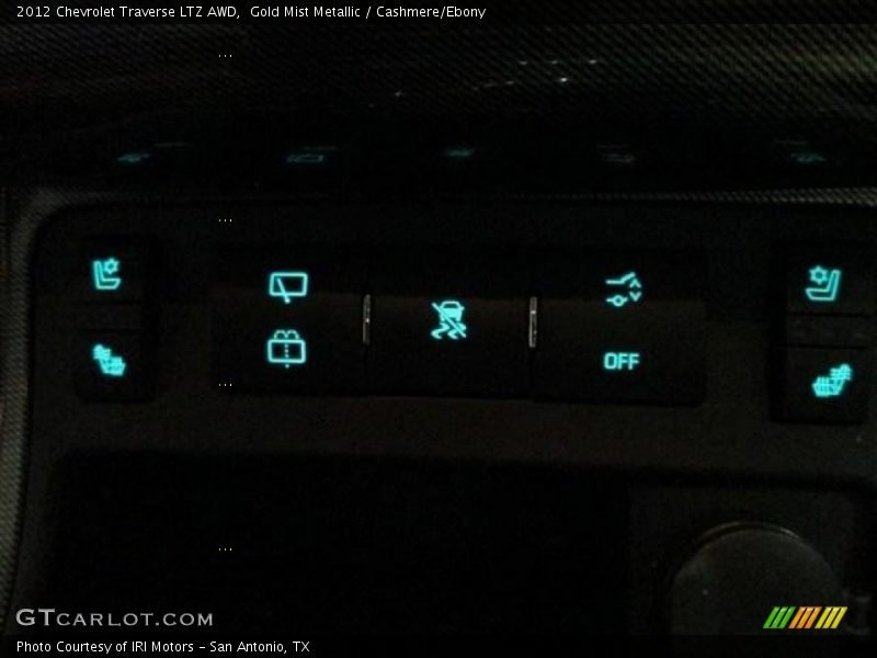 Gold Mist Metallic / Cashmere/Ebony 2012 Chevrolet Traverse LTZ AWD