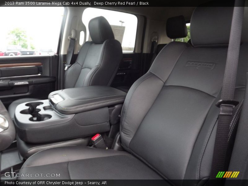 Front Seat of 2013 3500 Laramie Mega Cab 4x4 Dually