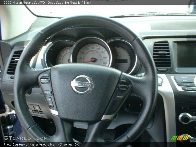 Deep Sapphire Metallic / Black 2009 Nissan Murano SL AWD