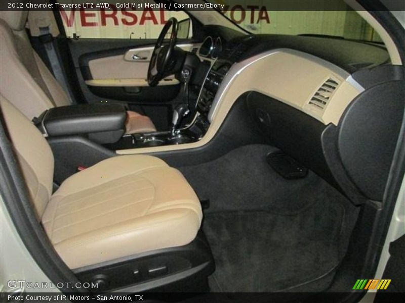 Gold Mist Metallic / Cashmere/Ebony 2012 Chevrolet Traverse LTZ AWD