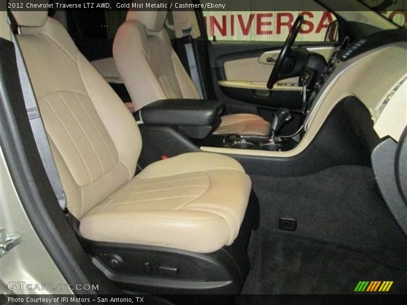 Gold Mist Metallic / Cashmere/Ebony 2012 Chevrolet Traverse LTZ AWD