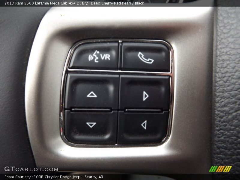 Controls of 2013 3500 Laramie Mega Cab 4x4 Dually