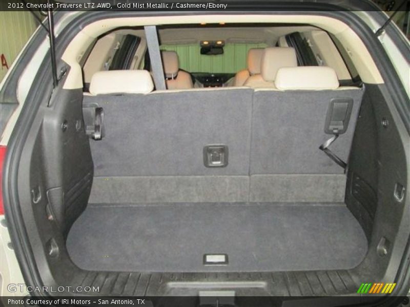 Gold Mist Metallic / Cashmere/Ebony 2012 Chevrolet Traverse LTZ AWD