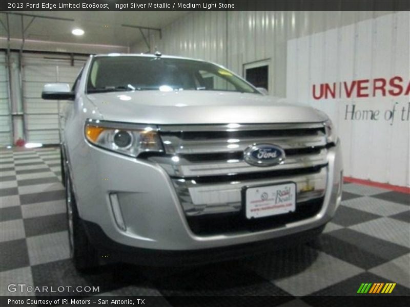 Ingot Silver Metallic / Medium Light Stone 2013 Ford Edge Limited EcoBoost