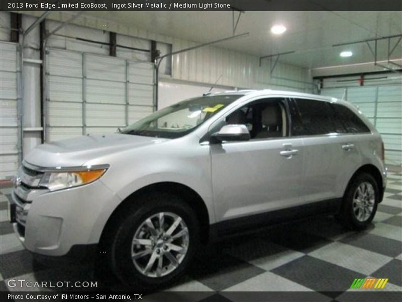 Ingot Silver Metallic / Medium Light Stone 2013 Ford Edge Limited EcoBoost