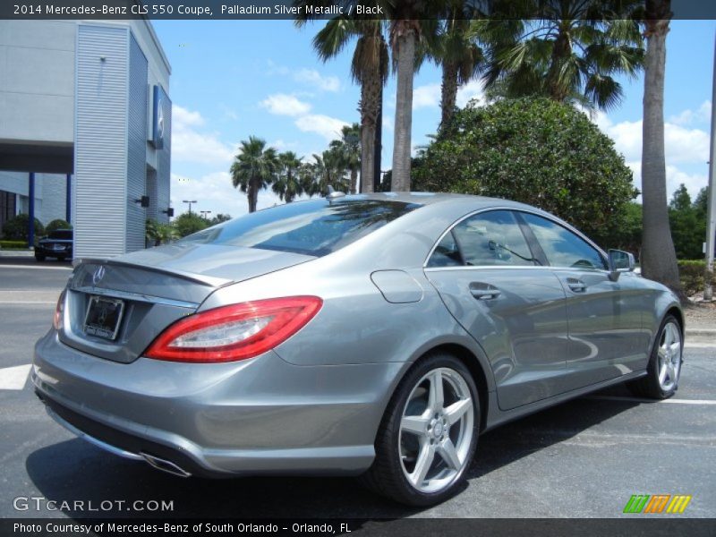Palladium Silver Metallic / Black 2014 Mercedes-Benz CLS 550 Coupe