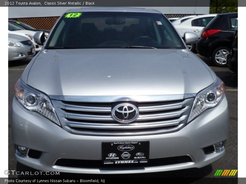 Classic Silver Metallic / Black 2012 Toyota Avalon