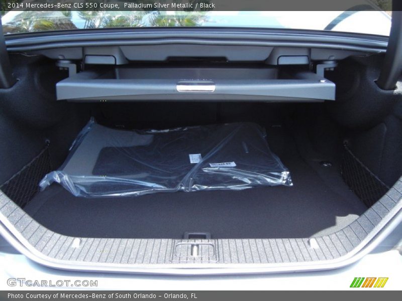 Palladium Silver Metallic / Black 2014 Mercedes-Benz CLS 550 Coupe