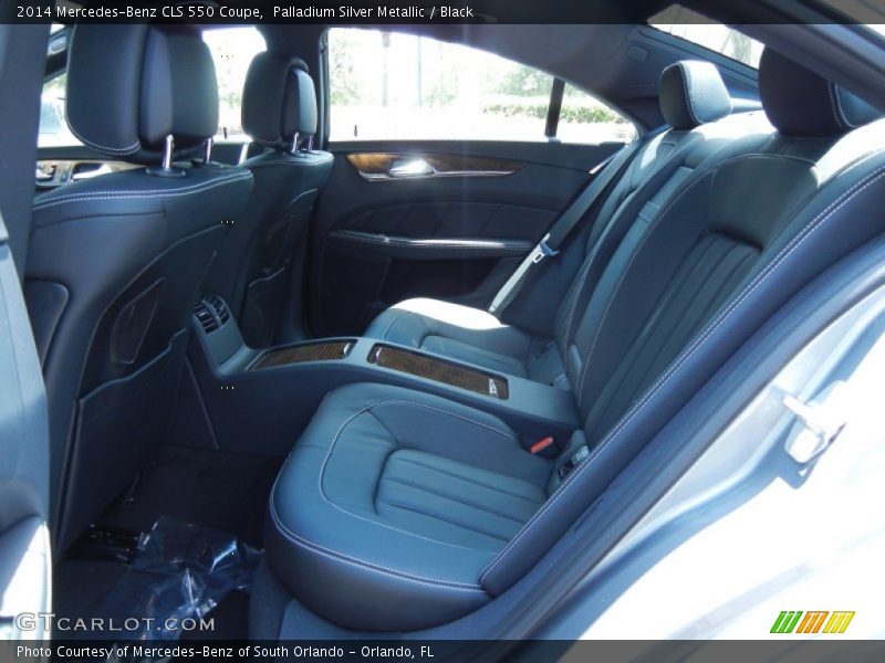 Palladium Silver Metallic / Black 2014 Mercedes-Benz CLS 550 Coupe