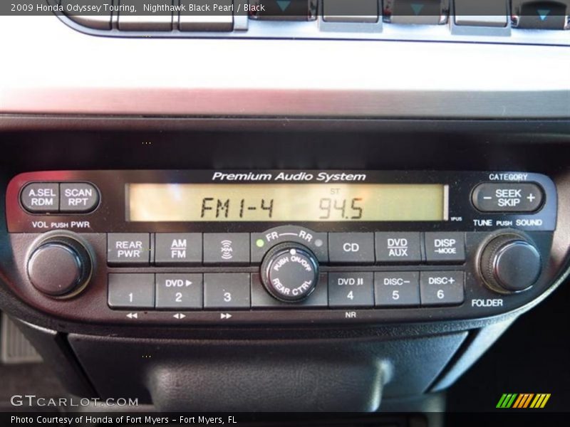 Nighthawk Black Pearl / Black 2009 Honda Odyssey Touring