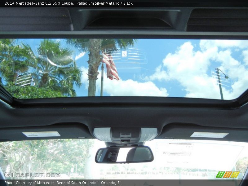 Palladium Silver Metallic / Black 2014 Mercedes-Benz CLS 550 Coupe