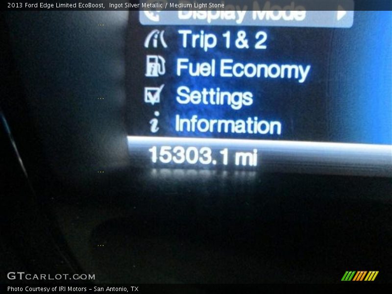 Ingot Silver Metallic / Medium Light Stone 2013 Ford Edge Limited EcoBoost