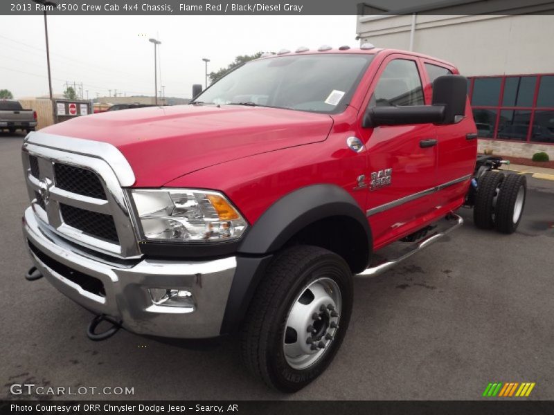 Front 3/4 View of 2013 4500 Crew Cab 4x4 Chassis