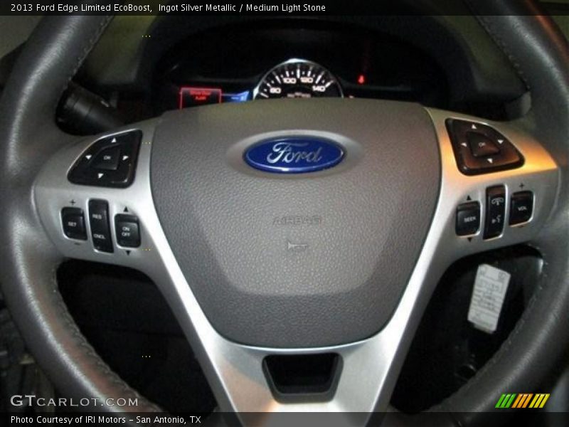 Ingot Silver Metallic / Medium Light Stone 2013 Ford Edge Limited EcoBoost