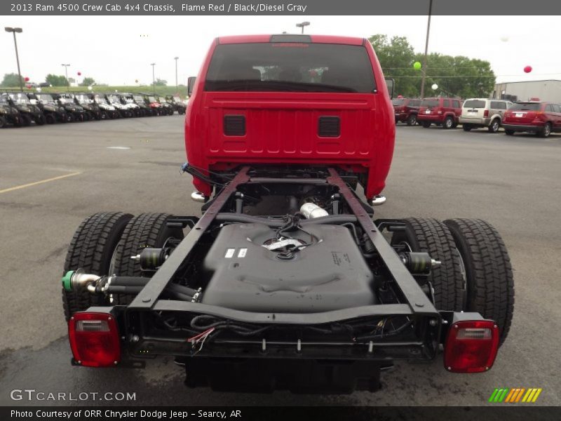 Flame Red / Black/Diesel Gray 2013 Ram 4500 Crew Cab 4x4 Chassis