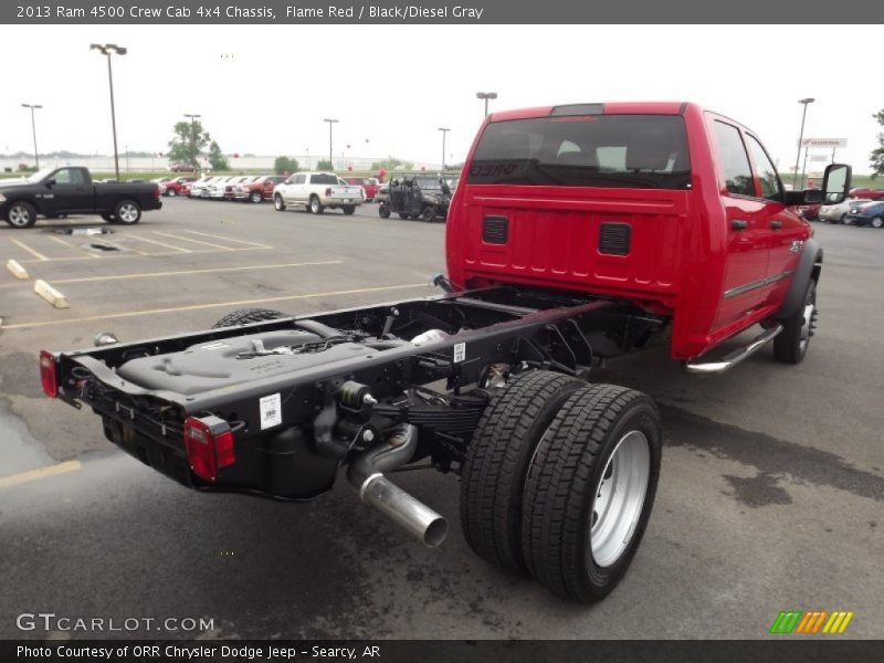 Flame Red / Black/Diesel Gray 2013 Ram 4500 Crew Cab 4x4 Chassis
