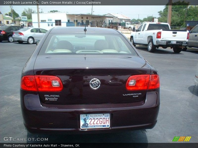 Dark Crimson Metallic / Cocoa/Cashmere 2008 Buick Lucerne CXL