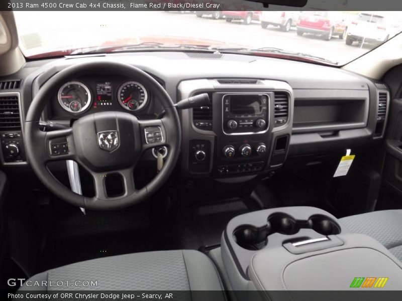 Dashboard of 2013 4500 Crew Cab 4x4 Chassis