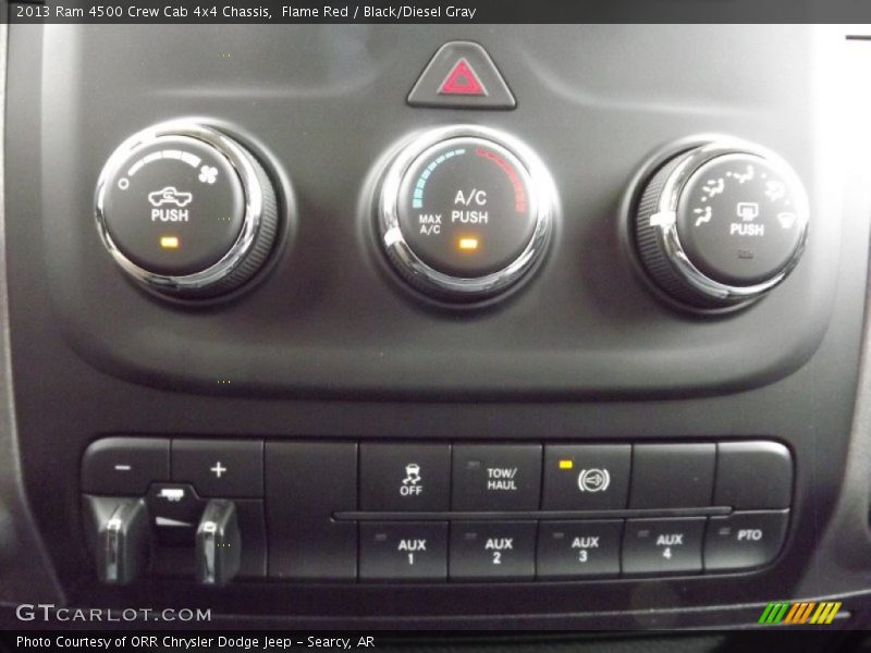 Controls of 2013 4500 Crew Cab 4x4 Chassis