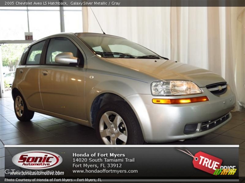 Galaxy Silver Metallic / Gray 2005 Chevrolet Aveo LS Hatchback