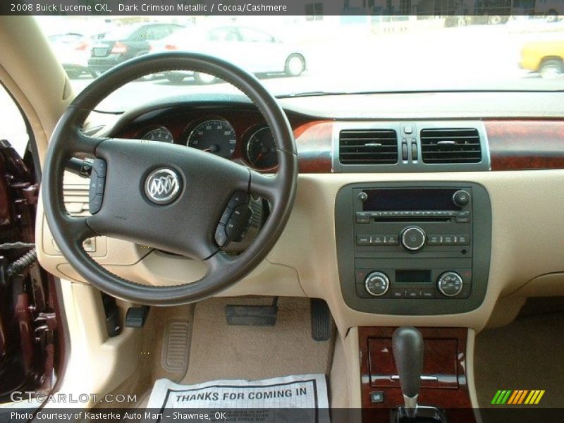 Dark Crimson Metallic / Cocoa/Cashmere 2008 Buick Lucerne CXL