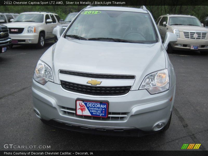 Silver Ice Metallic / Black/Light Titanium 2012 Chevrolet Captiva Sport LTZ AWD