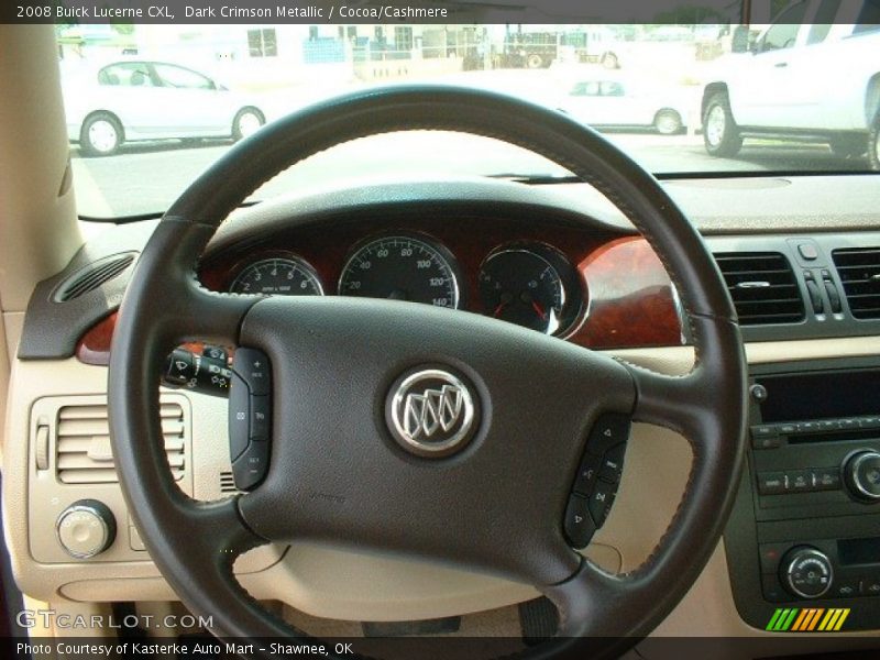 Dark Crimson Metallic / Cocoa/Cashmere 2008 Buick Lucerne CXL