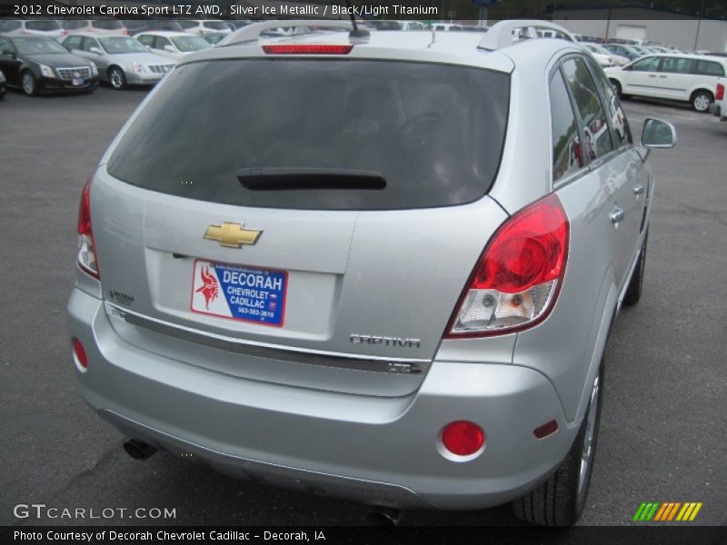 Silver Ice Metallic / Black/Light Titanium 2012 Chevrolet Captiva Sport LTZ AWD