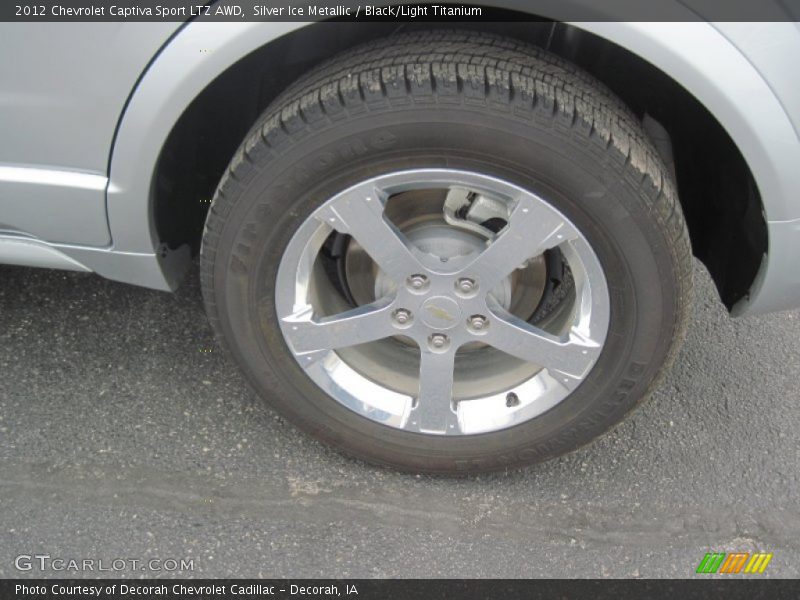 Silver Ice Metallic / Black/Light Titanium 2012 Chevrolet Captiva Sport LTZ AWD