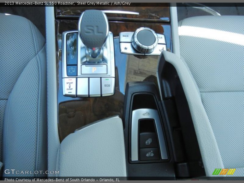Steel Grey Metallic / Ash/Grey 2013 Mercedes-Benz SL 550 Roadster