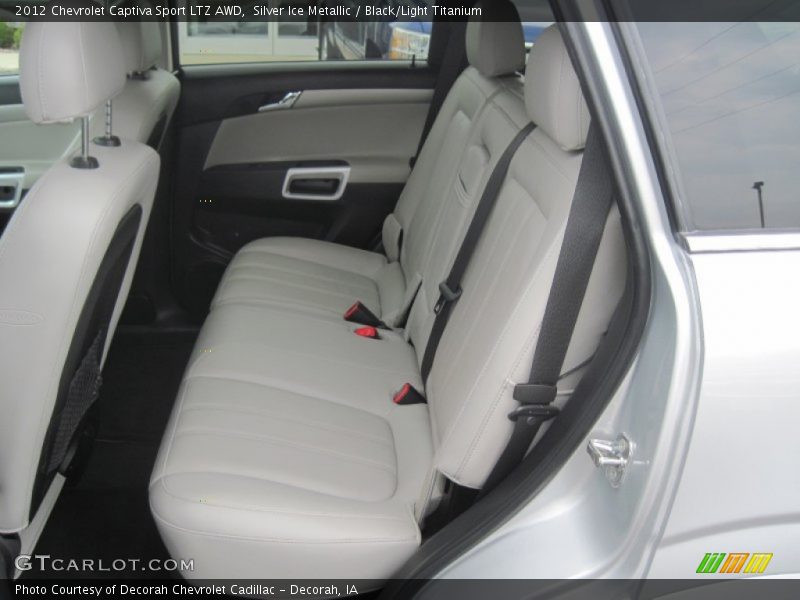 Silver Ice Metallic / Black/Light Titanium 2012 Chevrolet Captiva Sport LTZ AWD