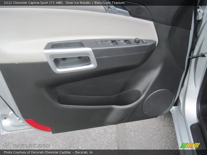 Silver Ice Metallic / Black/Light Titanium 2012 Chevrolet Captiva Sport LTZ AWD