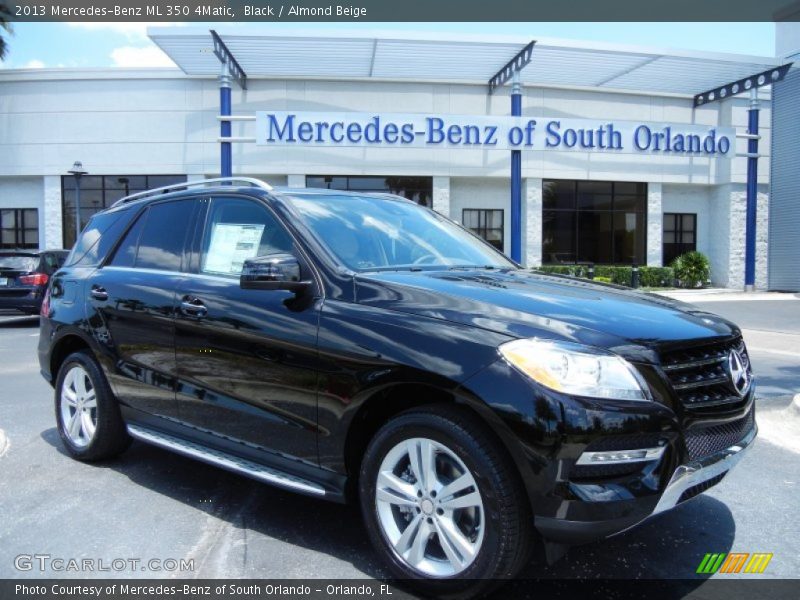 Black / Almond Beige 2013 Mercedes-Benz ML 350 4Matic