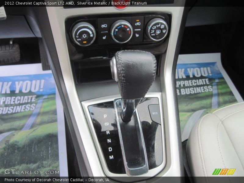 Silver Ice Metallic / Black/Light Titanium 2012 Chevrolet Captiva Sport LTZ AWD