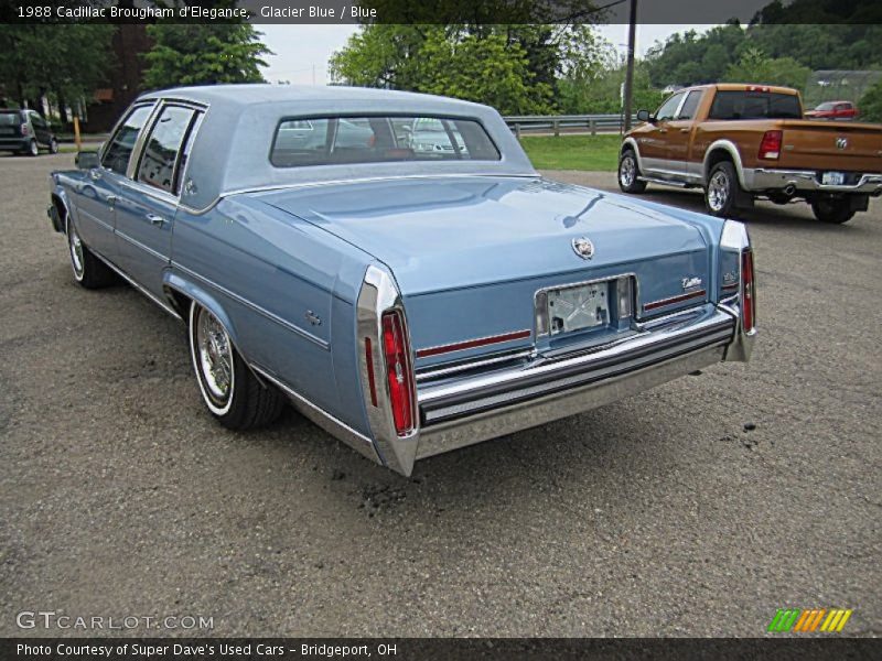 Glacier Blue / Blue 1988 Cadillac Brougham d'Elegance